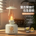新款私模煤油灯蓝牙音箱复古FM无线收音机U盘插卡户外小夜灯音响