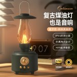 新款私模煤油灯蓝牙音箱复古FM无线收音机U盘插卡户外小夜灯音响