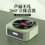 货源黑胶唱片机复古留声机音响蓝牙音箱欧式便携式礼品