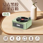 货源黑胶唱片机复古留声机音响蓝牙音箱欧式便携式礼品