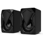 X2多媒体台式电脑音响家用桌面 迷你RGB炫彩USB音箱 有线重低音炮