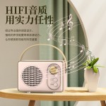 创意复古蓝牙音箱礼品收音机便携式手机重音炮音响手提跨境热卖