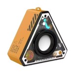 跨境V2无线蓝牙音响户外便携机甲低音炮双机互联迷你桌面小音箱