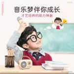 新款K歌蓝牙音箱带话筒麦克风卡拉OK便携迷你伴手礼物儿童小音响