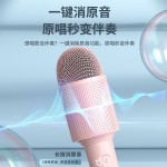 新款跨境无线蓝牙麦克风话筒手持音响一体式全民唱歌KTV儿童话筒
