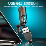 USB电脑桌面麦克风游戏竞技手机直播唱歌录音智能降噪电容话筒K8