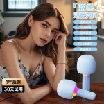 话筒音响一体麦克风低音炮蓝牙小音箱家庭唱歌大音量无线KTV神器