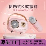 C20PLUS麦克风话筒音响一体蓝牙音箱K歌儿童唱歌家庭ktv蓝牙5.1