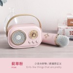 C20plus音响无线蓝牙音箱麦克风一体机儿童K歌话筒女生礼品低音