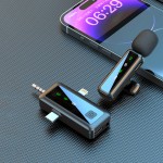 H65一拖二收音话筒手机电脑直播蓝牙无线领夹麦克风录音蓝牙5.3