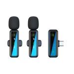 H65一拖二收音话筒手机电脑直播蓝牙无线领夹麦克风录音蓝牙5.3
