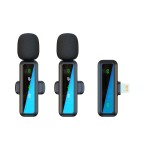 H65一拖二收音话筒手机电脑直播蓝牙无线领夹麦克风录音蓝牙5.3