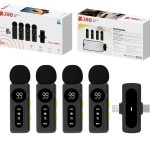 J88新款私模无线领夹麦克风智能AI降噪静网红直播专用数显录音降