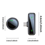 新款J61磁吸纽扣无线领夹式麦克风迷你夹领直播收音专用降噪录音