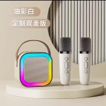 卡拉音响蓝牙麦克风家庭KTV套装无线蓝牙儿童户外露营音箱一体唱