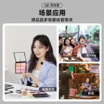 厂家直销新款Q8磁吸领夹麦克风纽扣圆盘数显充电仓户外直播麦克风