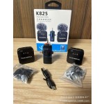 跨境无线领夹麦克风户外采访带货录音麦克风收音领夹麦2.4G无线麦
