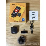 跨境无线领夹麦克风户外采访带货录音麦克风收音领夹麦2.4G无线麦