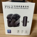 跨境无线领夹麦克风户外采访带货录音麦克风收音领夹麦2.4G无线麦