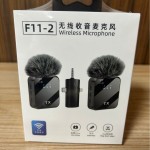 跨境无线领夹麦克风户外采访带货录音麦克风收音领夹麦2.4G无线麦