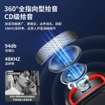 靓点拍新款无线领夹麦克风手机直播录音一拖二充电仓降噪收音麦