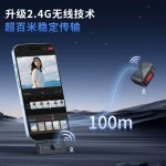 靓点拍新款无线领夹麦克风手机直播录音一拖二充电仓降噪收音麦