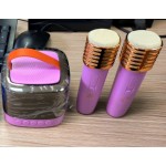 新款跨境蓝牙音箱便携式户外蓝牙音响无线K歌带话筒麦克风家庭ktv