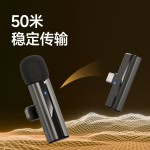 私模无线领夹麦克风一拖二礼品收音麦降噪手机直播话筒