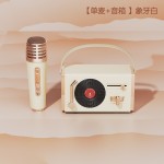 K歌蓝牙音箱话筒声卡一体机户外无线小音响重低音炮KTV麦克风音箱