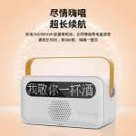 严选K歌音响Y8便携无线蓝牙带话筒歌词显示儿童麦克风长续航便携
