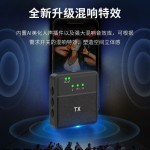 三合一无线领夹麦克风户外抖音直播高清收音智能降噪手机无线话筒