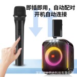 2.4G无线麦克风一拖二家用KTV舞台麦直播K歌专业手持蓝牙话筒 （含认证）