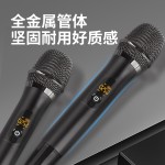 专业无线麦克风带接收器话筒一拖二U段固频家用户ktv外音响卡拉OK