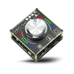 10W/15W/20W立体声蓝牙功放板模块12V/24V数字功放带频谱音量D15H