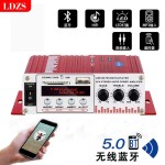 跨境蓝牙功放机家用大功率插卡迷你小型车载音响汽车12v蓝牙功放
