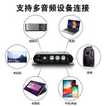 小型蓝牙功放机大功率 低音炮功放2.1声道功放超重低音热销亚马逊