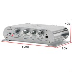 小型蓝牙功放机大功率 低音炮功放2.1声道功放超重低音热销亚马逊