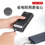 现货批发便携式W-208收音机可充电带手电FM/AM指针式口袋收音机 (含认证）