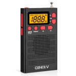 新款跨境便携式数字2波段FM/AM收音机