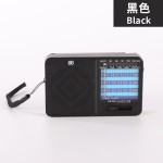 厂家供应收音机w913全波段全频道便携式指针双模供电锂电池收音机 (含认证）