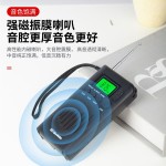 跨境w-202L升级版FM/AM便携式全波段迷你数字显示收音机厂家供应 （含认证）