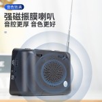 W-Z01收音机单波段fm数字超大屏显示闹钟便捷床头老人收音机 （含认证）