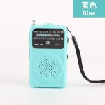 跨境热销收音机w-215新款FM/AM全波段全频道收音机便携式收音机 (含认证）