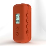 FM调频收音机采用LCD液晶显示时间电量DSP接收机数显数字可充电