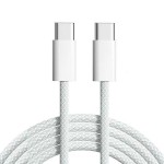 PD65W编织双TPYE-C数据线适用苹果小米安卓手机电脑快充数据线65w