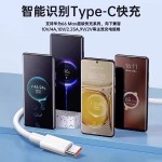 Typc-c超级快充数据线6A 适用华为mate60P70手机充电线66W88W120W