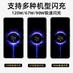 适用小米15Pro快充67W数据线NOTE14充电线90W带小数点K80闪充120W