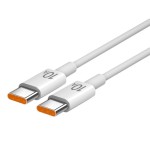 双Type-C数据线120W充电线PD快充适用苹果15华为小米6A充电线跨境