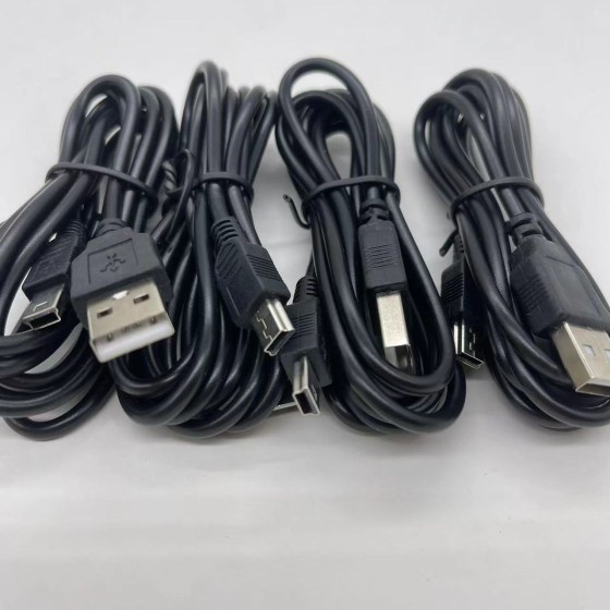 老人机充电线迷你mini5P行车记录仪USBT型口V3MP3MP4MP5数据线