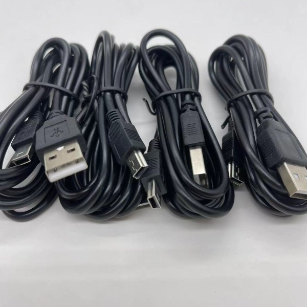 老人机充电线迷你mini5P行车记录仪USBT型口V3MP3MP4MP5数据线